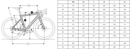 Bicicleta de Ruta escalada aero Ridley Falcn RS (gris)