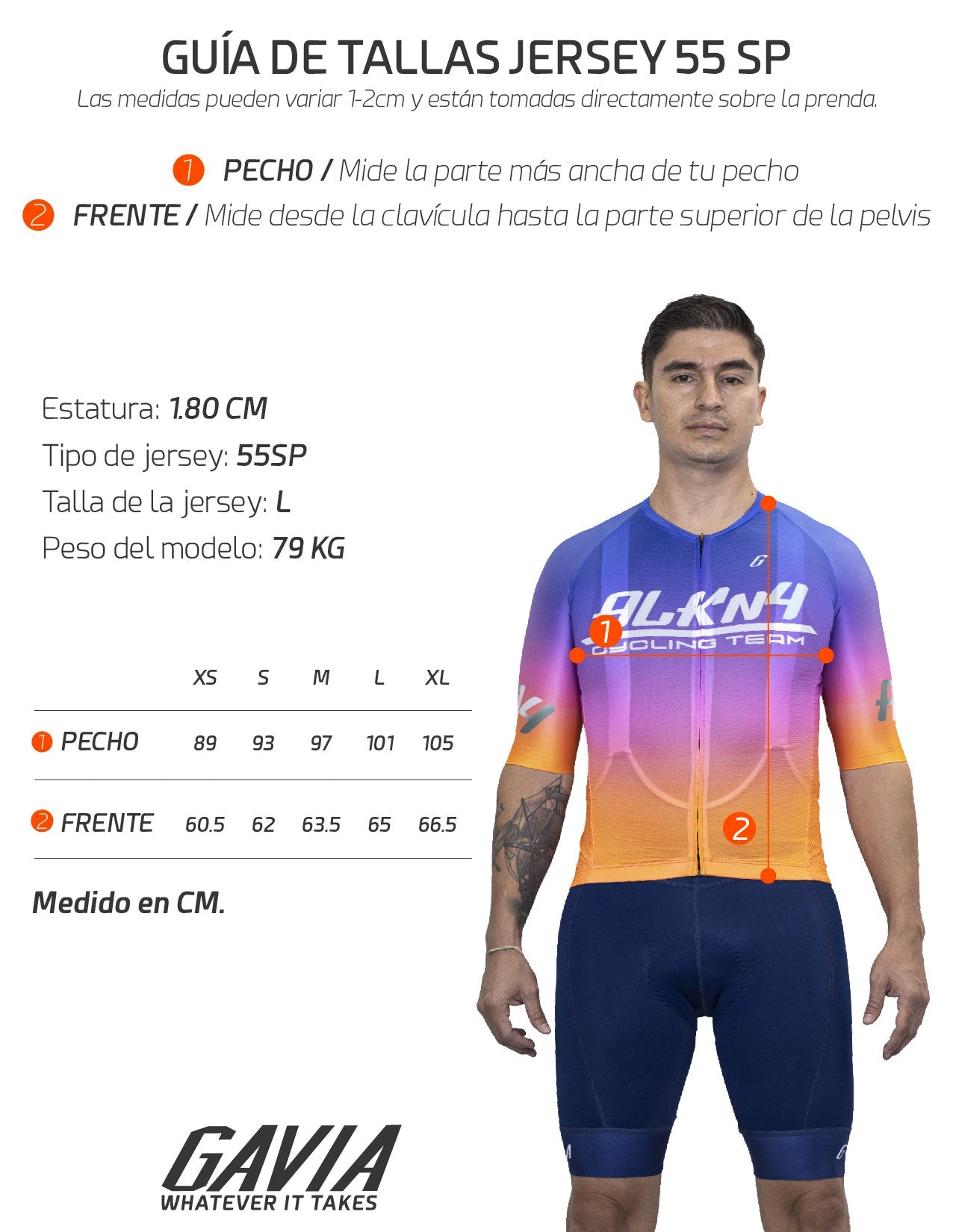 Gavia 55Sp - Tricota de ciclismo hombre Tricota (Pure Nature Mostaza)