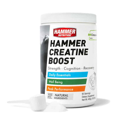 Hammer Nutrition Creatine Boost – Creatina monohidrato Creapure en polvo (90 porciones)