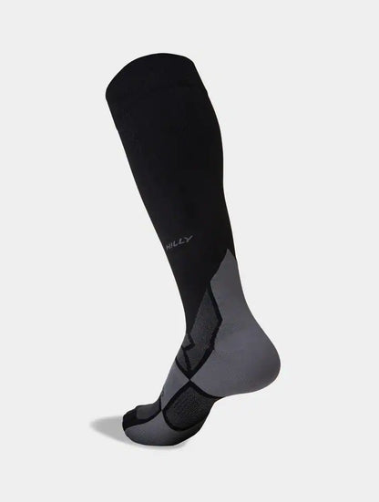 HILLY Pulse Sock Min – Calcetines de compresión hasta la rodilla para running