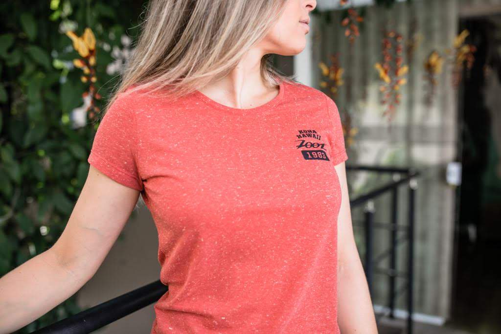 Polera lifestyle Zoot Hawaii Kona Rojo Mujer