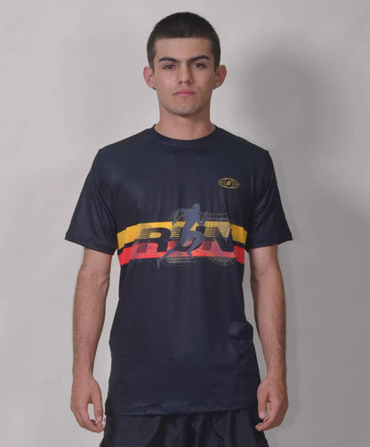 Gavia Black Run - Polera de Running Manga corta Hombre  (Negra)