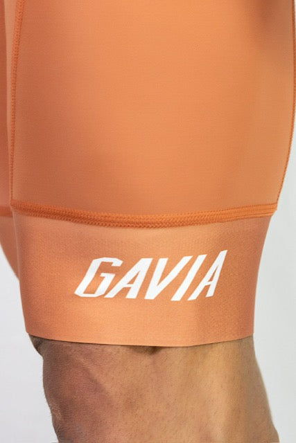 Gavia 35Sp - Calzas de Ciclismo con tirantes Terracota