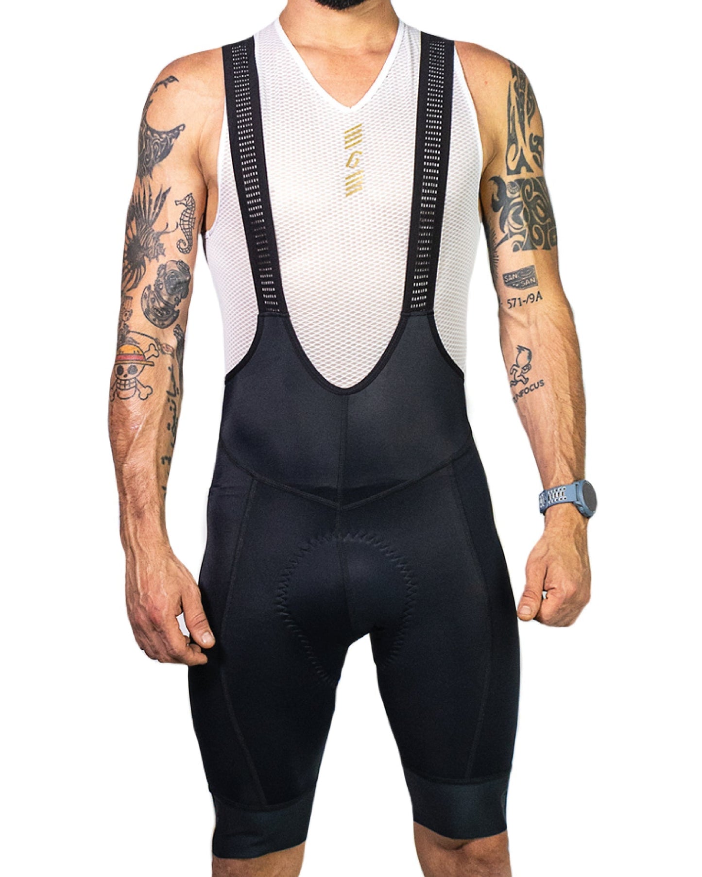 Gavia 35Sp - Calzas de Ciclismo con tirantes Negra