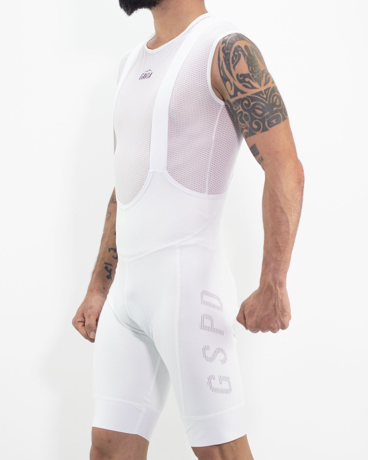 Gavia Bib 35Sp Pad Italiano - Calzas de ciclismo Blanca
