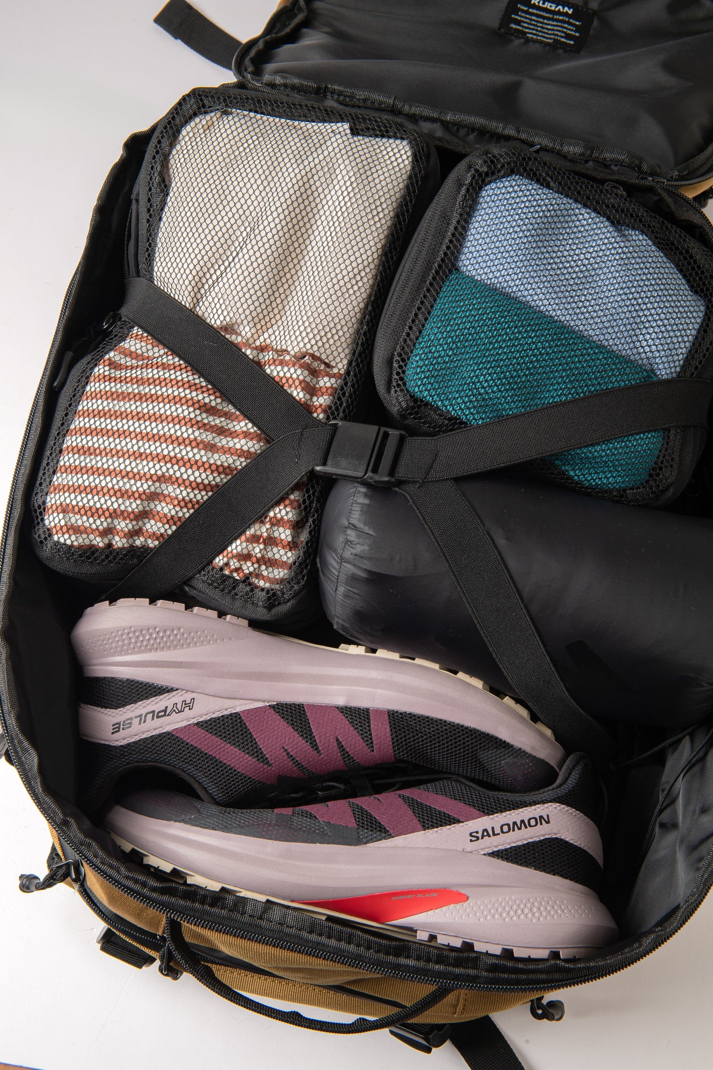 Kugan Traveler - Mochila Viaje Mustard Yellow (mostaza)