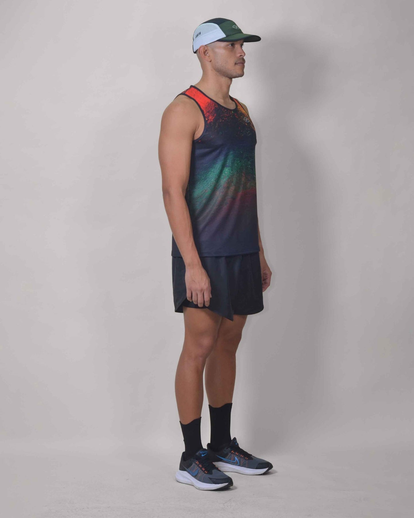 Polera Running Space Gavia - Camiseta de correr sin mangas. Hombre