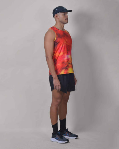 Polera Running Infernal  Gavia - Camiseta de correr sin mangas. Hombre