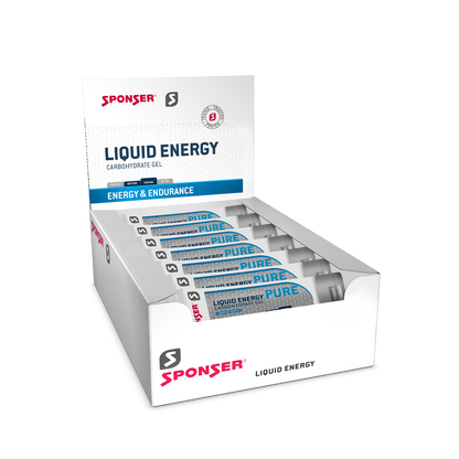 Sponser Liquid Energy Pure – *NUEVO* Gel energético alto en carbohidratos neutro 70g