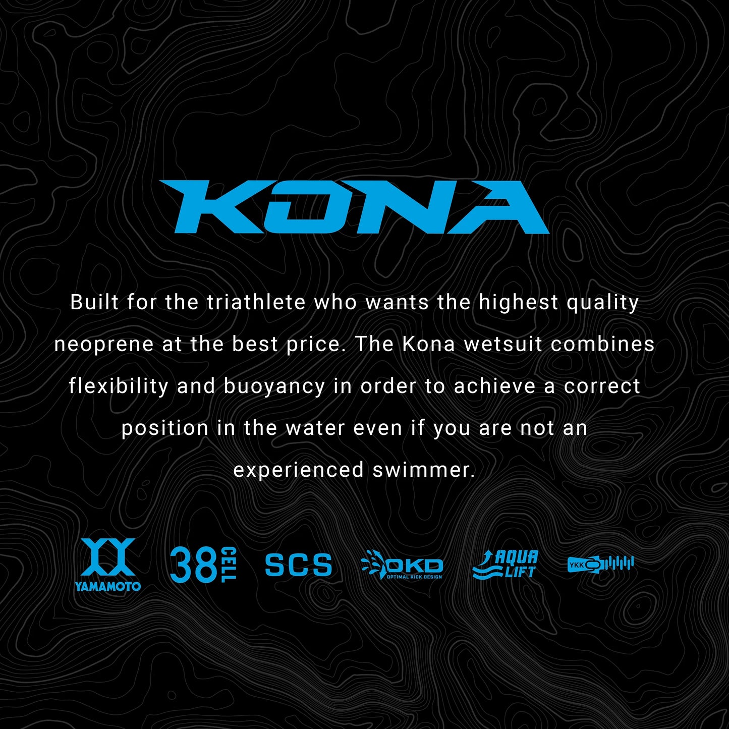 ZOOT KONA WETSUIT OCEAN BLUE  - Traje de Natación Neopreno Hombre