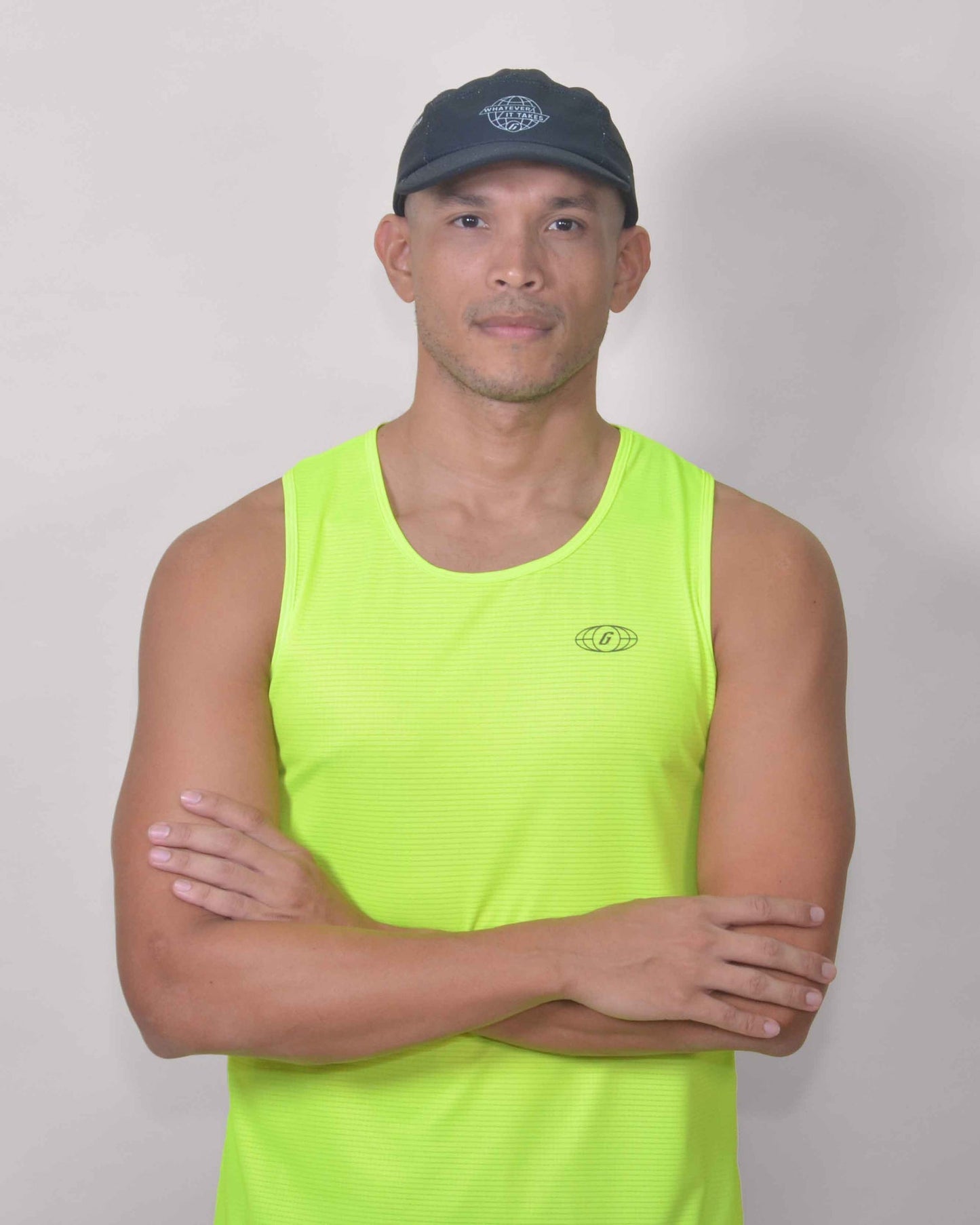 Polera Running Green Flow Gavia - Camiseta de correr sin mangas. Hombre