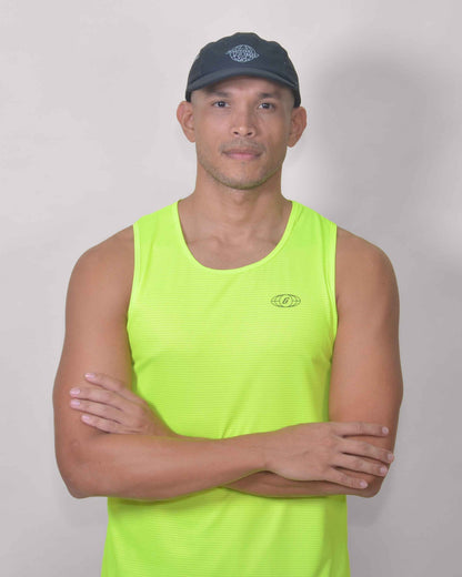 Polera Running Green Flow Gavia - Camiseta de correr sin mangas. Hombre