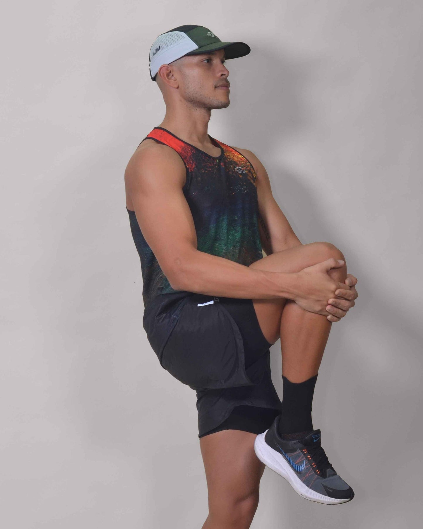 Polera Running Space Gavia - Camiseta de correr sin mangas. Hombre