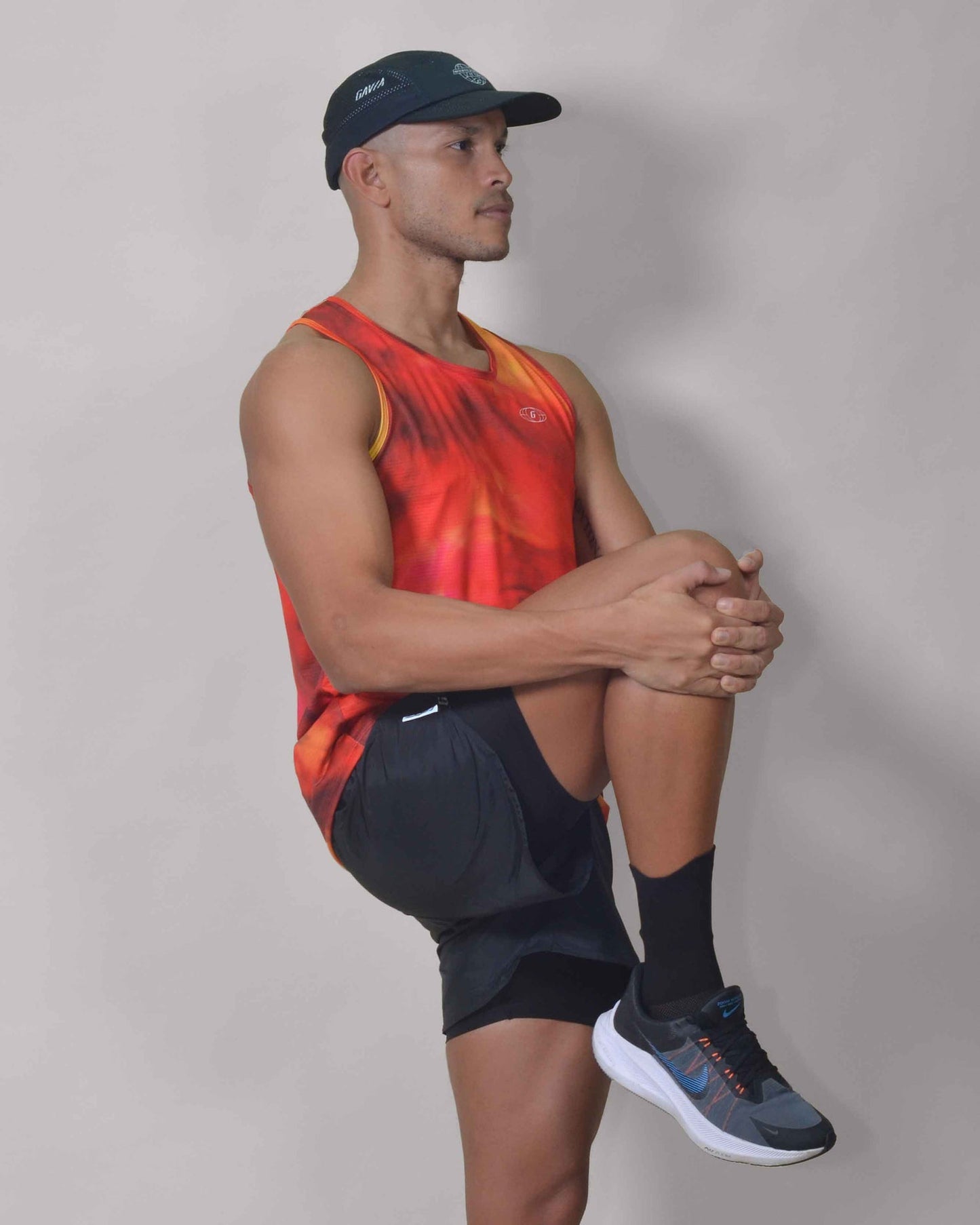 Polera Running Infernal  Gavia - Camiseta de correr sin mangas. Hombre