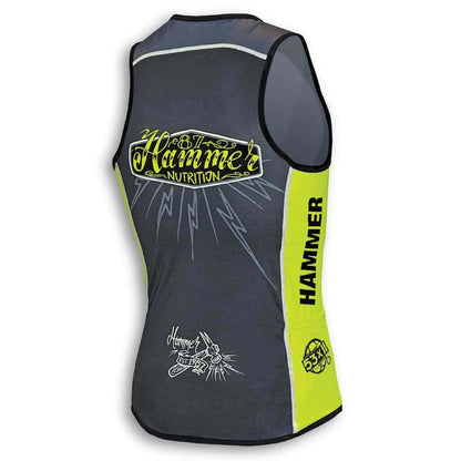 Hammer Nutrition Camiseta de triatlón Voler – Tela Stratus resistente al viento y al agua