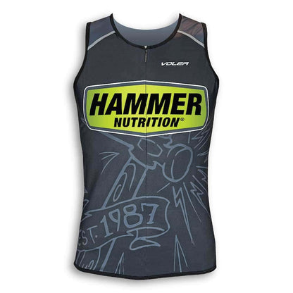 Hammer Nutrition Camiseta de triatlón Voler – Tela Stratus resistente al viento y al agua