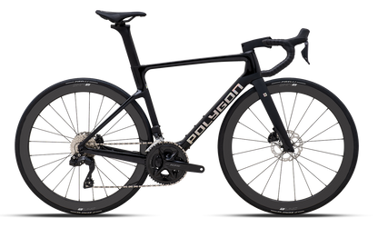 Bicicleta Ruta Polygon HE A7 Di2 Black Phantom - 105 Di2 + Carbon Wheels