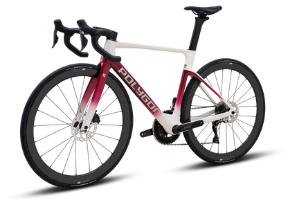 Bicicleta Ruta Polygon HE A7 Di2 Black Phantom - 105 Di2 + Carbon Wheels