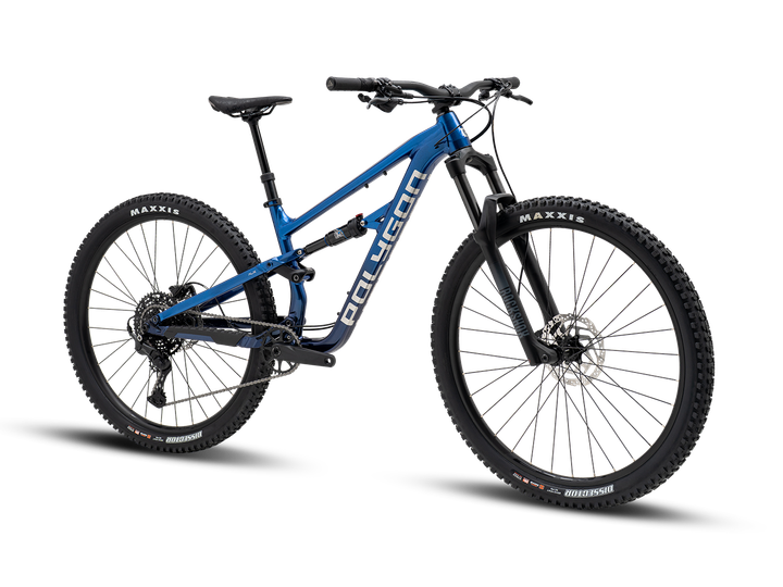 Polygon Siskiu T6 UDH - Bicicleta de MTB Trail Doble suspensión (Azul)
