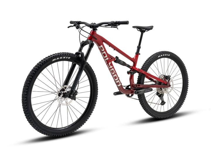 Bicicleta Polygon Siskiu T7 UDH  - Bicicleta de MTB Trail Doble suspensión (Rojo)