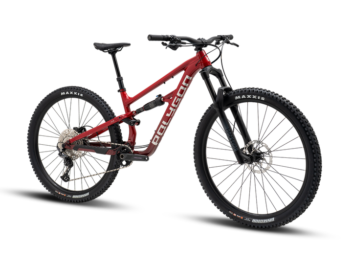 Bicicleta Polygon Siskiu T7 UDH  - Bicicleta de MTB Trail Doble suspensión (Rojo)