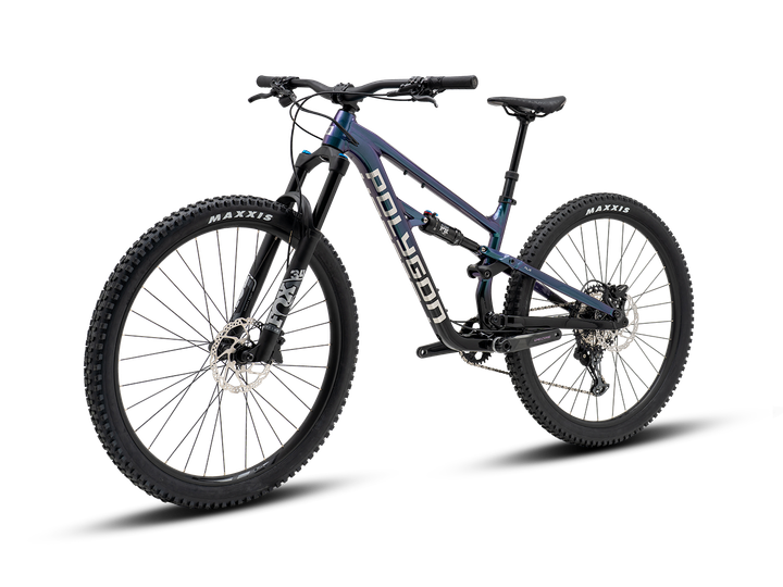 Bicicleta Polygon Siskiu T8 UDH  - Bicicleta de MTB Trail Doble suspensión (Azul/negro/camaleon))