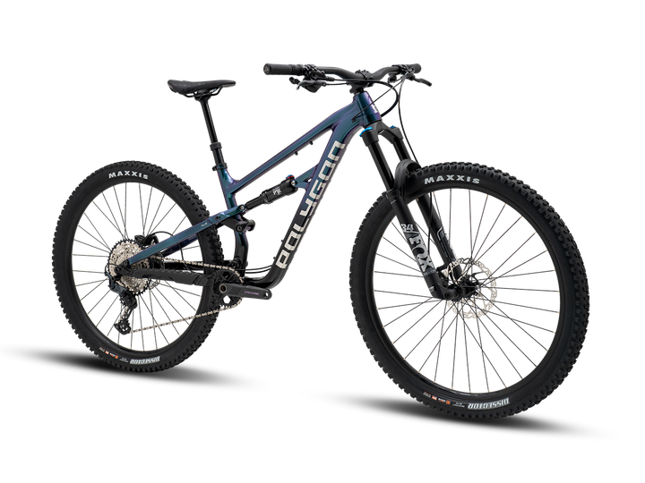 Bicicleta Polygon Siskiu T8 UDH  - Bicicleta de MTB Trail Doble suspensión (Azul/negro/camaleon))