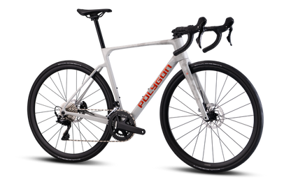 Bicicleta Polygon Strattos 6 White – Bicicleta de ruta endurance de carbono con Shimano Tiagra 11V