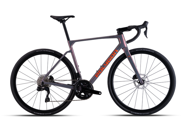 Polygon Strattos 7 Di2 Smoke Brown Gloss – Bicicleta de ruta endurance de carbono con Shimano 105 Di2 12V