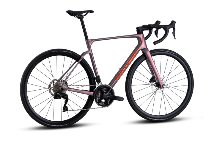 Polygon Strattos 7 Di2 Smoke Brown Gloss – Bicicleta de ruta endurance de carbono con Shimano 105 Di2 12V