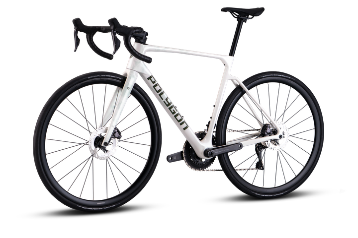 Polygon Strattos 8 Di2 White Gloss – Bicicleta de ruta endurance de carbono con Shimano Ultegra Di2 12V
