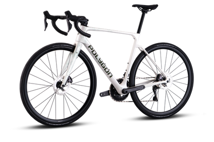 Polygon Strattos 8 Di2 White Gloss – Bicicleta de ruta endurance de carbono con Shimano Ultegra Di2 12V