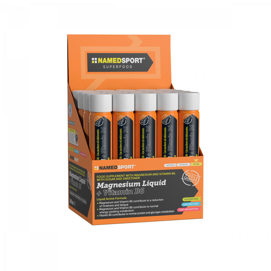 Tubo de Magnesio + Vitamina B6 (25ml) - Named Sport