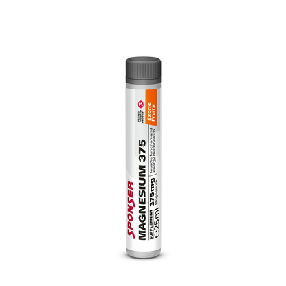 Sponser Magnesium - Tubo de Magnesio Líquido + Vitaminas 375mg. Evita Calambres (1u / 10u / caja 30u)