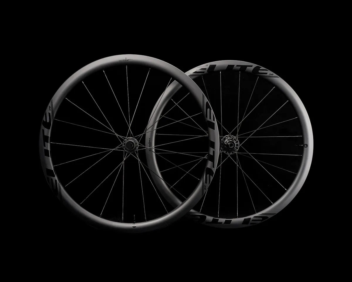 Elite Wheels Marvel 38D - Juego de Ruedas Ruta Perfil 38 (Carbono, Freno Disco) [No incluye Núcleo]
