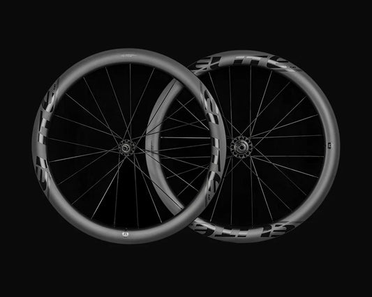 Elite Wheels Marvel 50D - Juego de Ruedas Ruta perfil 50 (Carbono, Freno Disco)  [No incluye Núcleo]