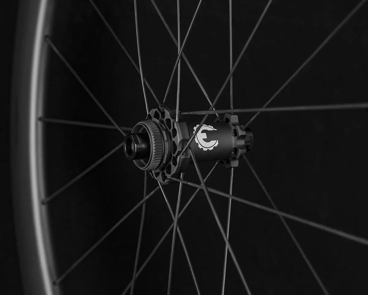 Elite Wheels Marvel 38D - Juego de Ruedas Ruta Perfil 38 (Carbono, Freno Disco) [No incluye Núcleo]