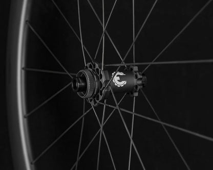 Elite Wheels Marvel 50D - Juego de Ruedas Ruta perfil 50 (Carbono, Freno Disco)  [No incluye Núcleo]