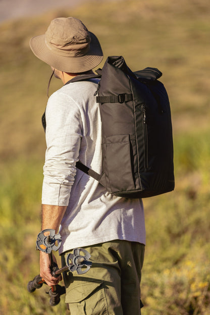 Mochila Roll On Top Carbon Black