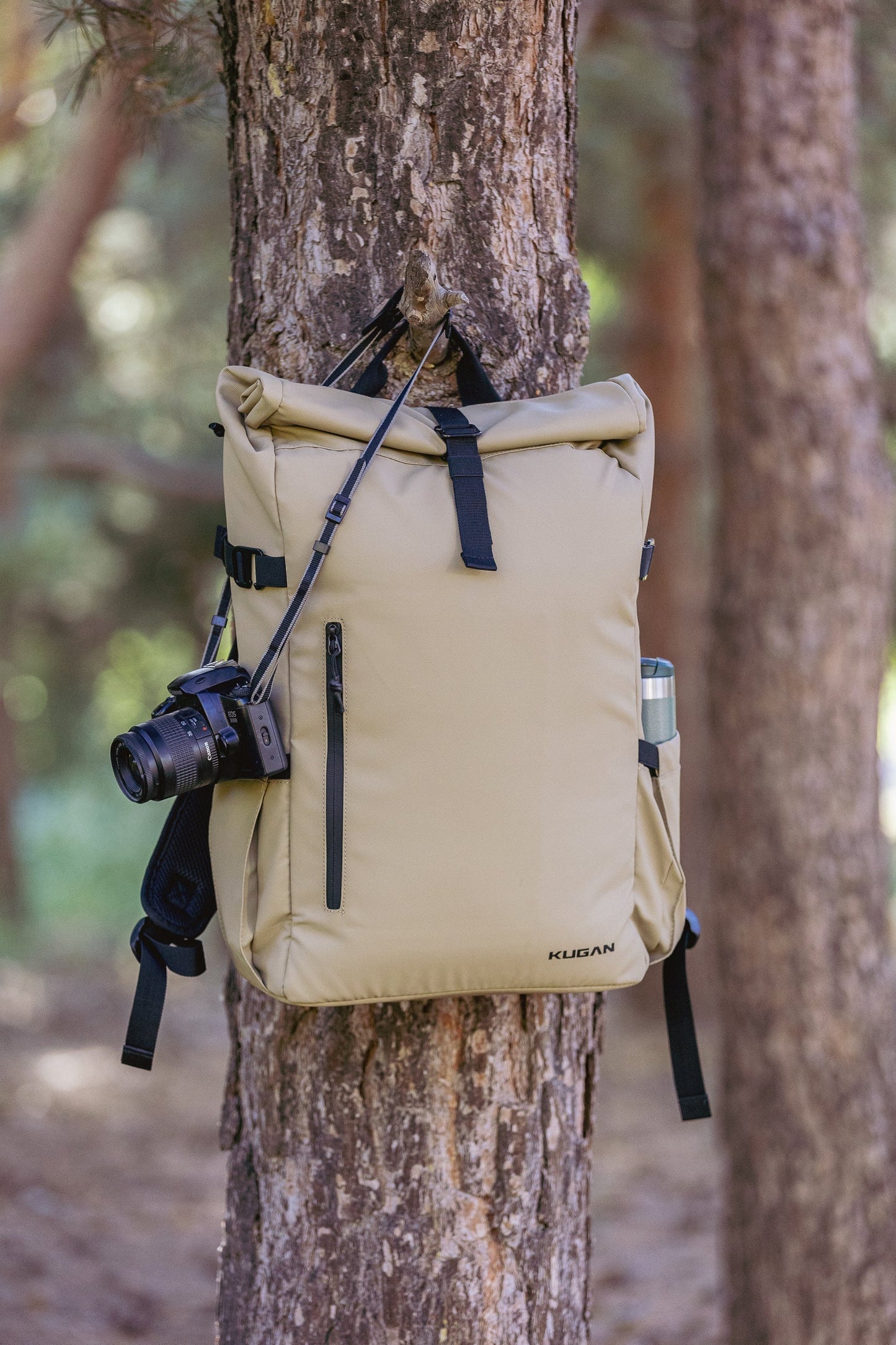 Mochila Roll On Top Desert Sand