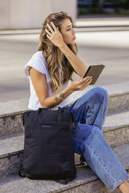 Kugan Transit - Mochila Diario Carbon Black (Negro)