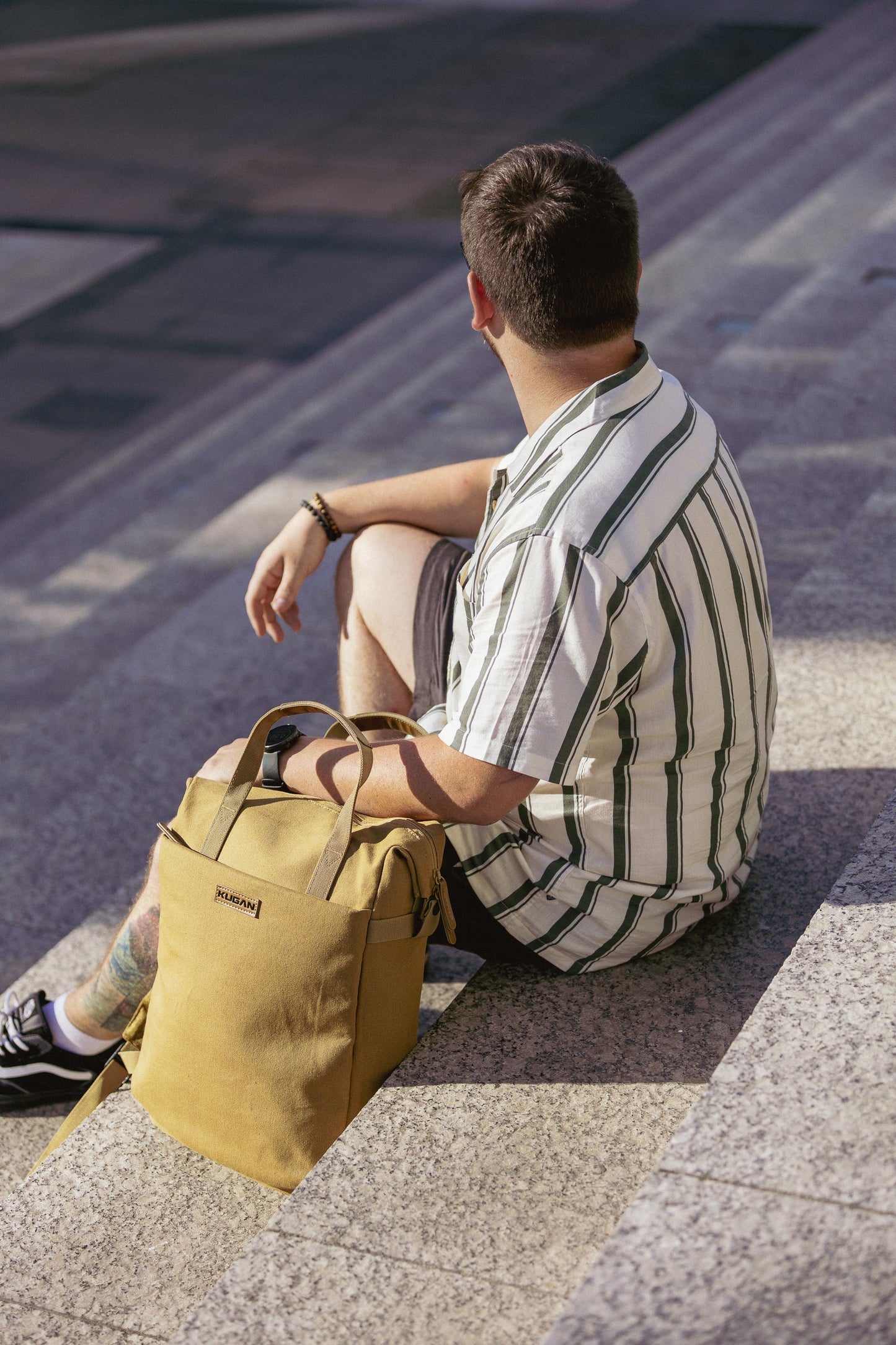 Kugan Transit - Mochila Diario Mustard Yellow (mostaza)