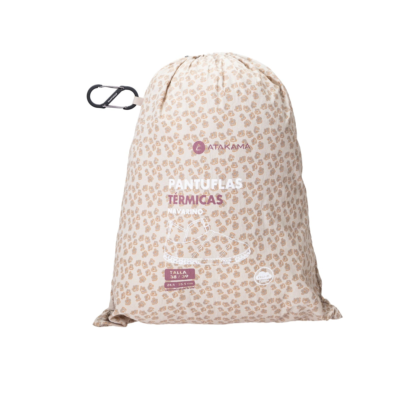 Atakama Outdoor Navarino FLEX – Pantufla térmica de caña alta beige print