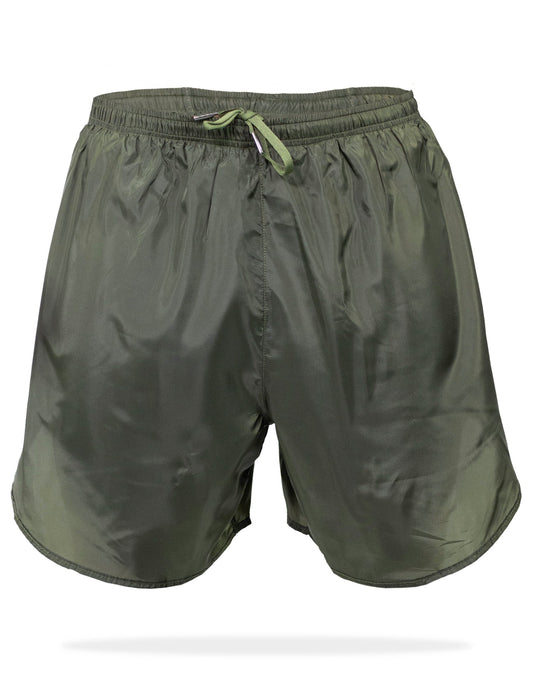 Gavia Pantalon - Short de Running Con Bolsillo y calza  Verde Militar