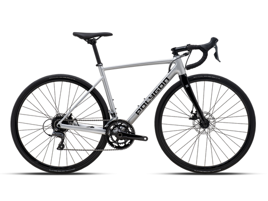 Bicicleta Ruta Polygon Strattos S2D Silver