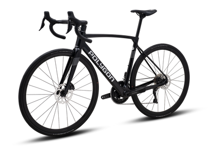 Polygon Strattos Carbon S7X Black- Bicicleta Ruta Escalada 105 Di2 12V (negro)