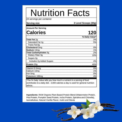 Hammer Nutrition Proteína vegetal – Proteína en polvo de seis fuentes vegetales (24 porciones, 2 sabores)