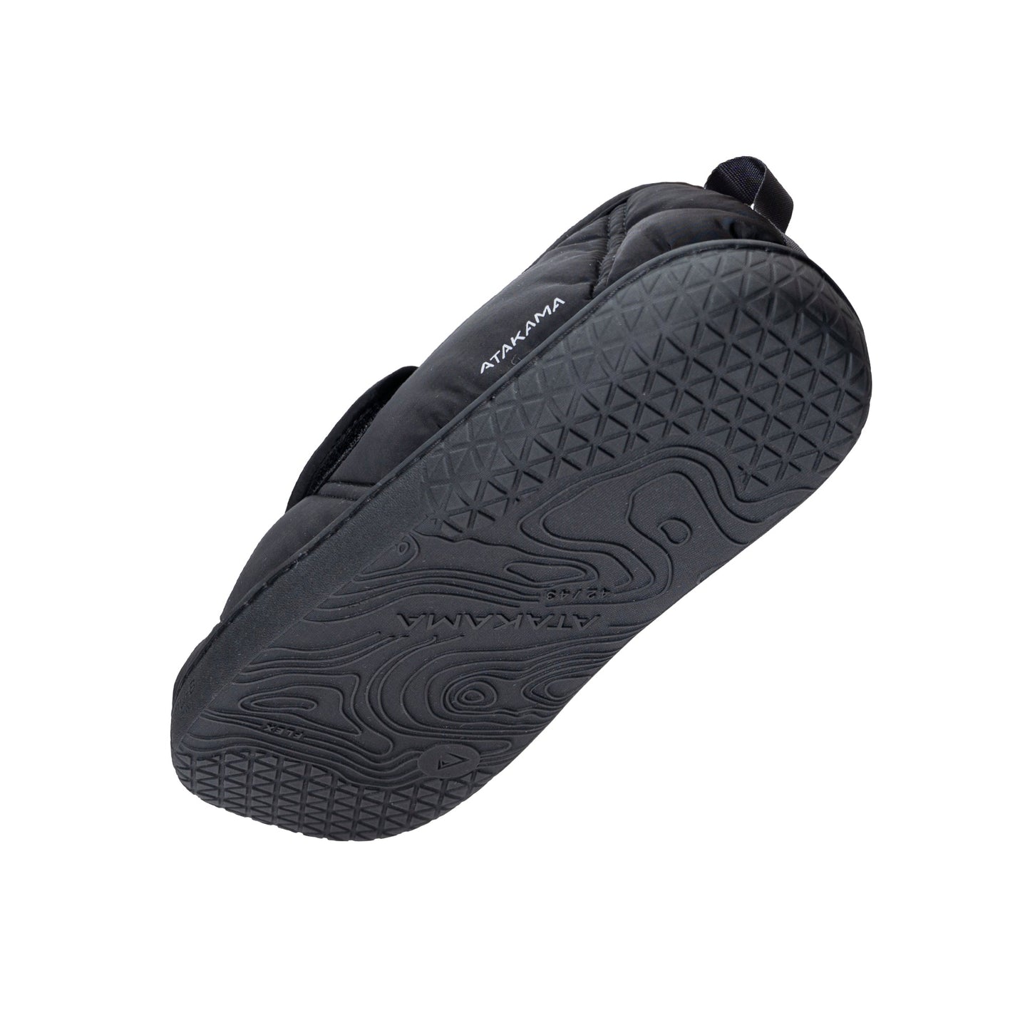 Atakama Outdoor Cochrane FLEX – Pantufla térmica con velcro negro