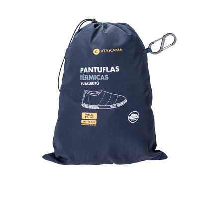 Atakama Outdoor Futaleufú FLEX – Pantufla térmica con talón azul