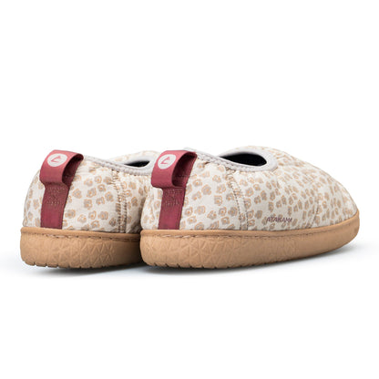 Atakama Outdoor Futaleufú FLEX – Pantufla térmica con talón print beige